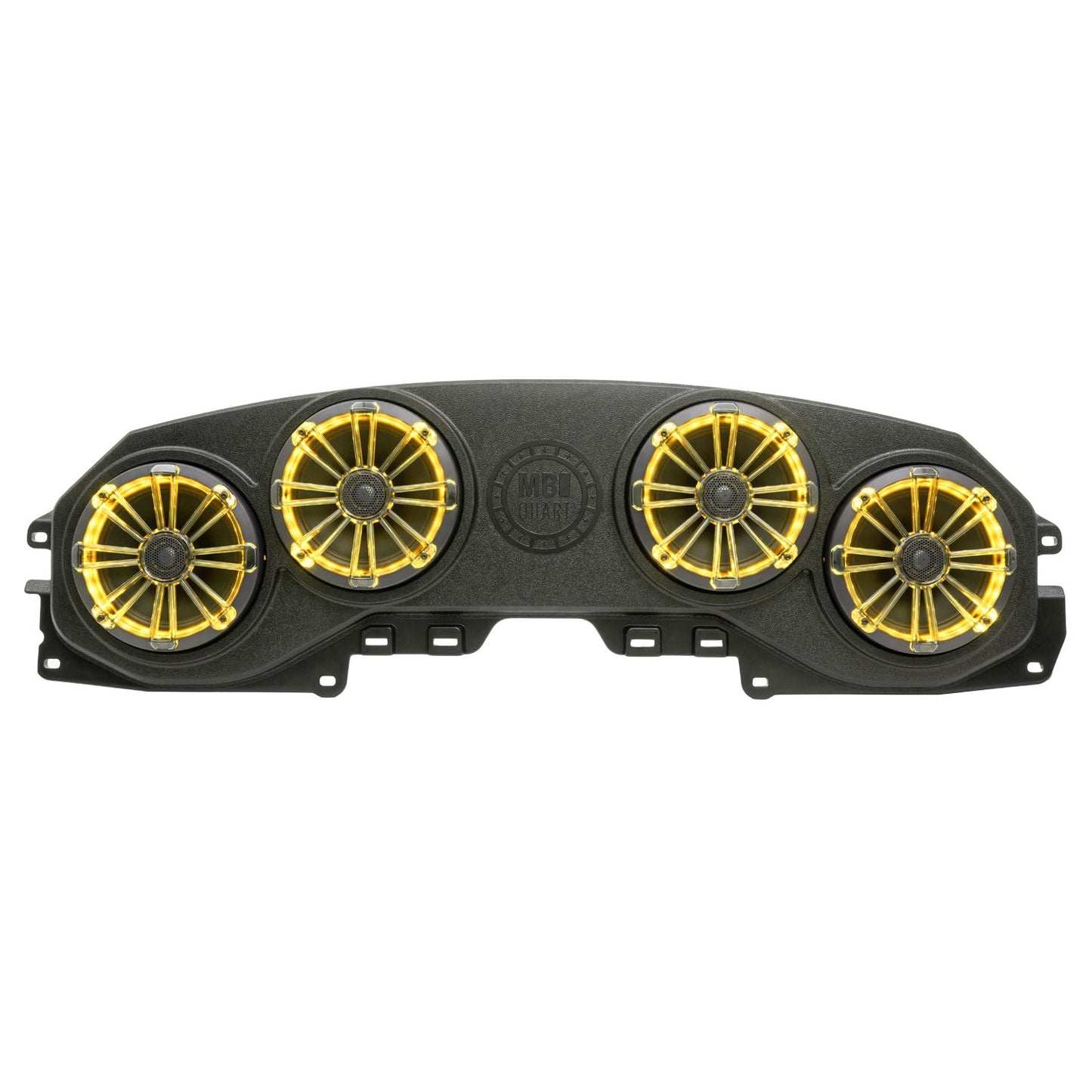 MBQJ-48CRGB Jeep® Wrangler (JL) / Gladiator (JT) Tuned Rear Soundbar with 8 Inch Coaxial Speakers, Enclosure, and RGB LED Lighting