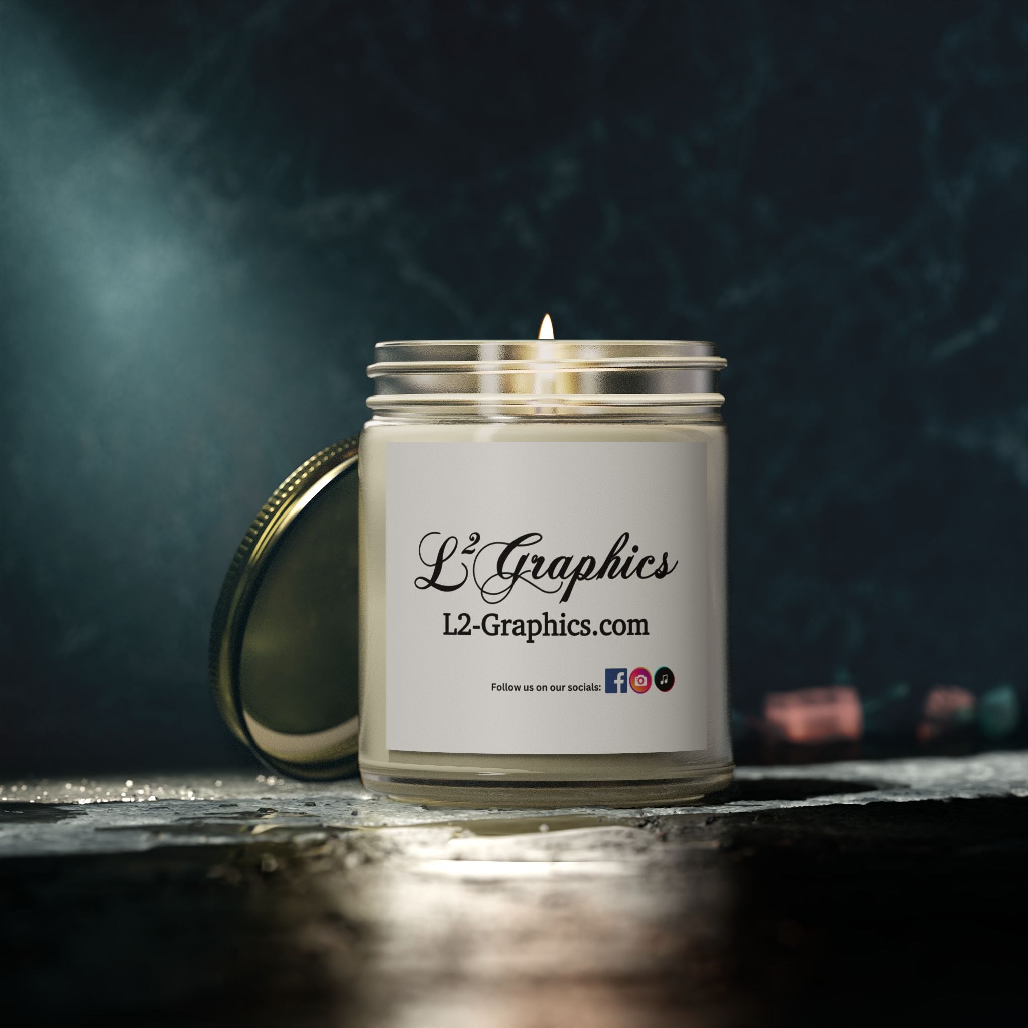 Scented Candles, Coconut Apricot Wax (4oz, 9oz)