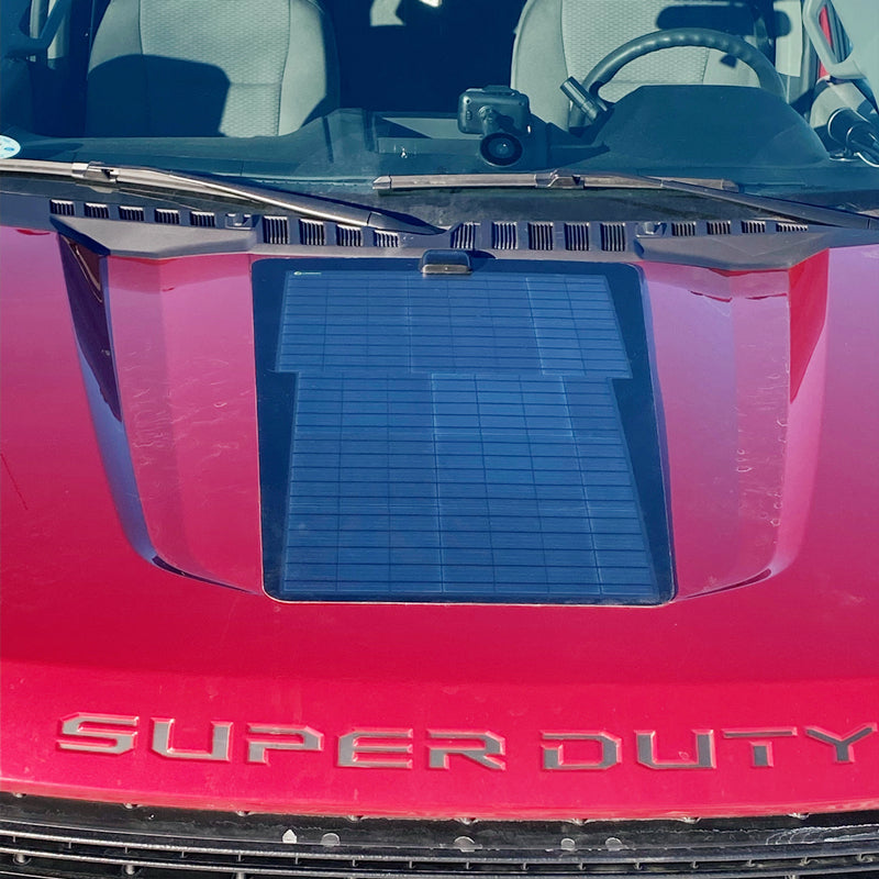 Ford Super Duty 4th Gen(2017-2022) F250 Lensun 65W Hood Solar Panel