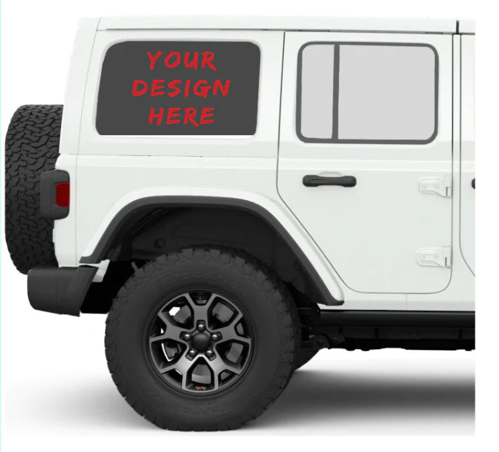 Perforated Side Window Decals