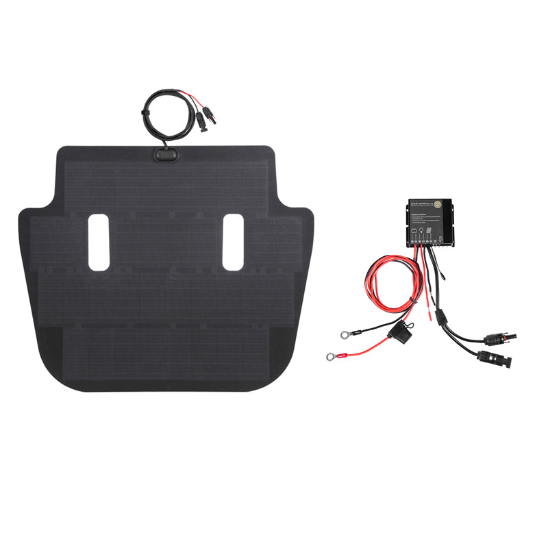 Jeep Gladiator JT (2018-Present) Lensun 90W Hood Flexible Solar Panel