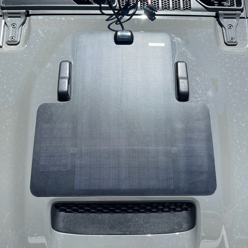 Jeep Gladiator JT Mojave, Wrangler Rubicon 392 Lensun 45W Hood Solar Panel
