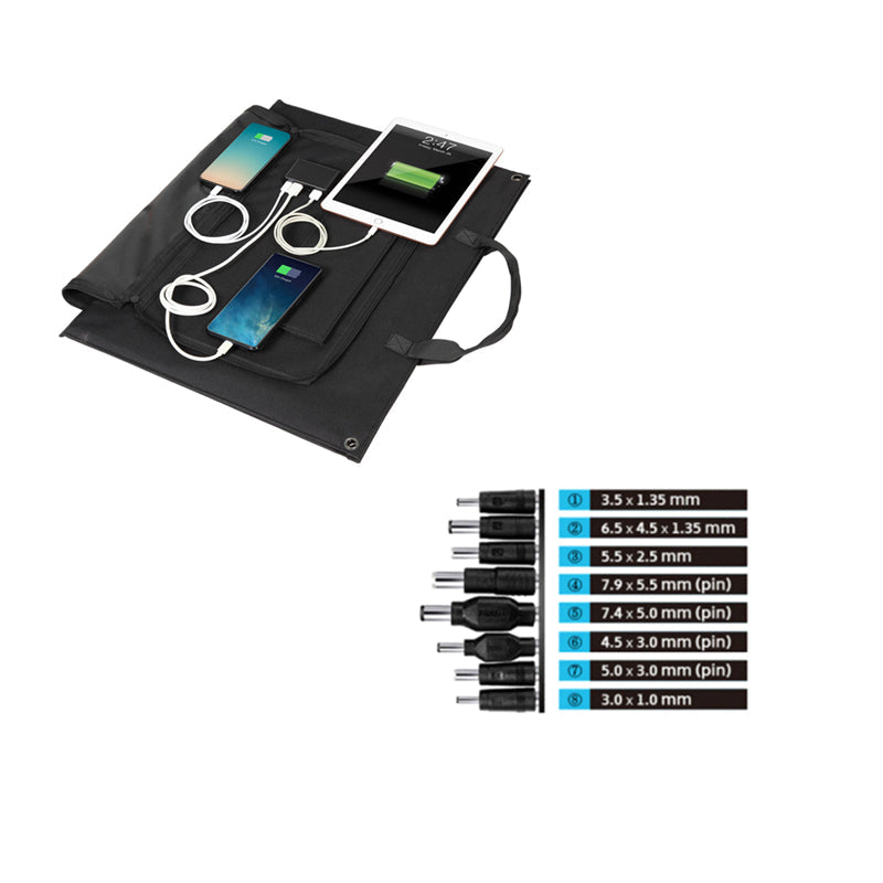 Lensun 70W Foldable Solar Panel for Phone Laptop Battery Charge