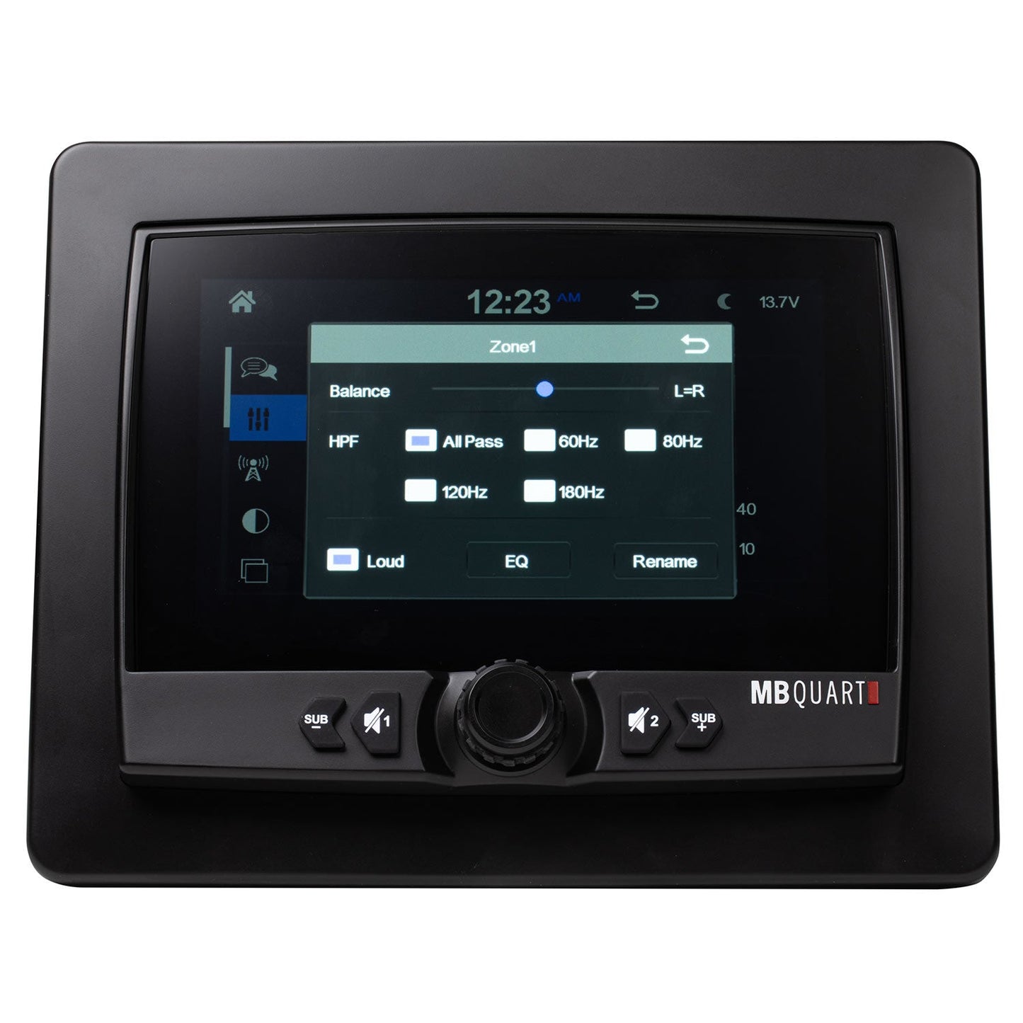 GMR7V1 7-Inch Waterproof Touchscreen Wireless CarPlay Source Unit