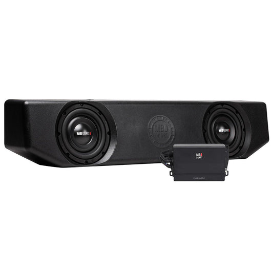 Jeep Gladiator (JT) Tuned Audio Package: 400 Watt Amplifier and Dual 8" Underseat Subwoofer System.