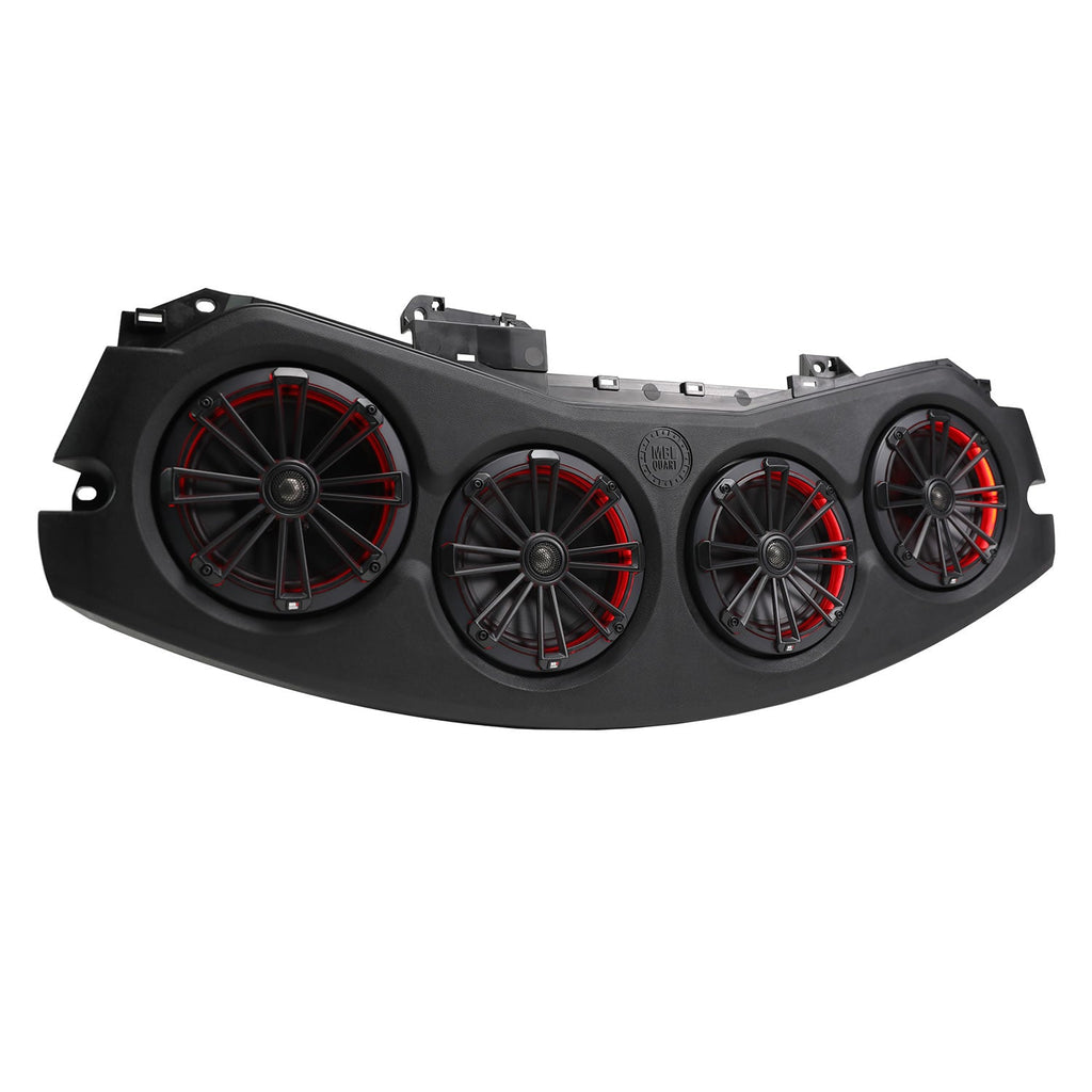 MBQJ-48CRGB24+ Jeep® Wrangler (JL) / Gladiator (JT) 2024-Current Tuned Rear Soundbar with 8 Inch Coaxial Speakers, Enclosure, and Addressable RGB LED Lighting