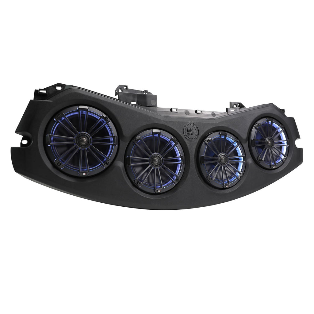 MBQJ-48CRGB24+ Jeep® Wrangler (JL) / Gladiator (JT) 2024-Current Tuned Rear Soundbar with 8 Inch Coaxial Speakers, Enclosure, and Addressable RGB LED Lighting