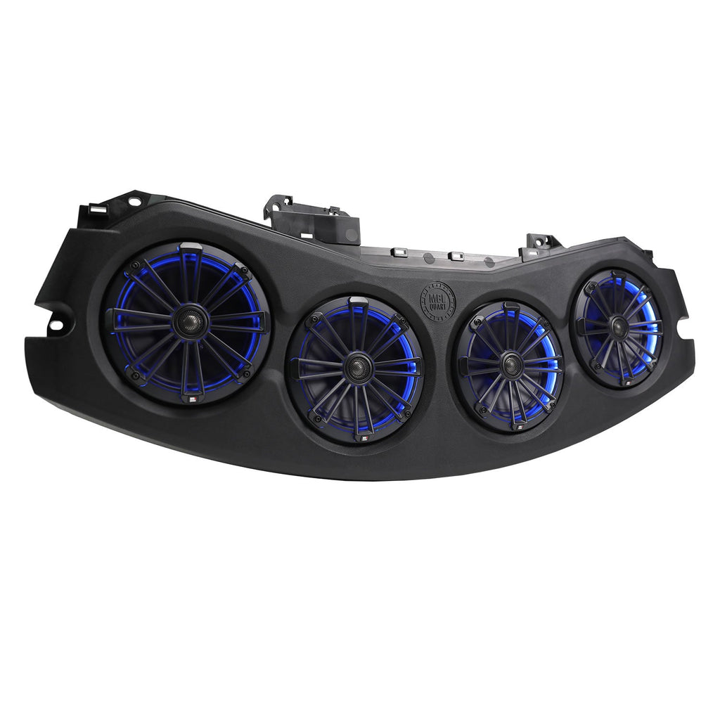 MBQJ-48CRGB24+ Jeep® Wrangler (JL) / Gladiator (JT) 2024-Current Tuned Rear Soundbar with 8 Inch Coaxial Speakers, Enclosure, and Addressable RGB LED Lighting