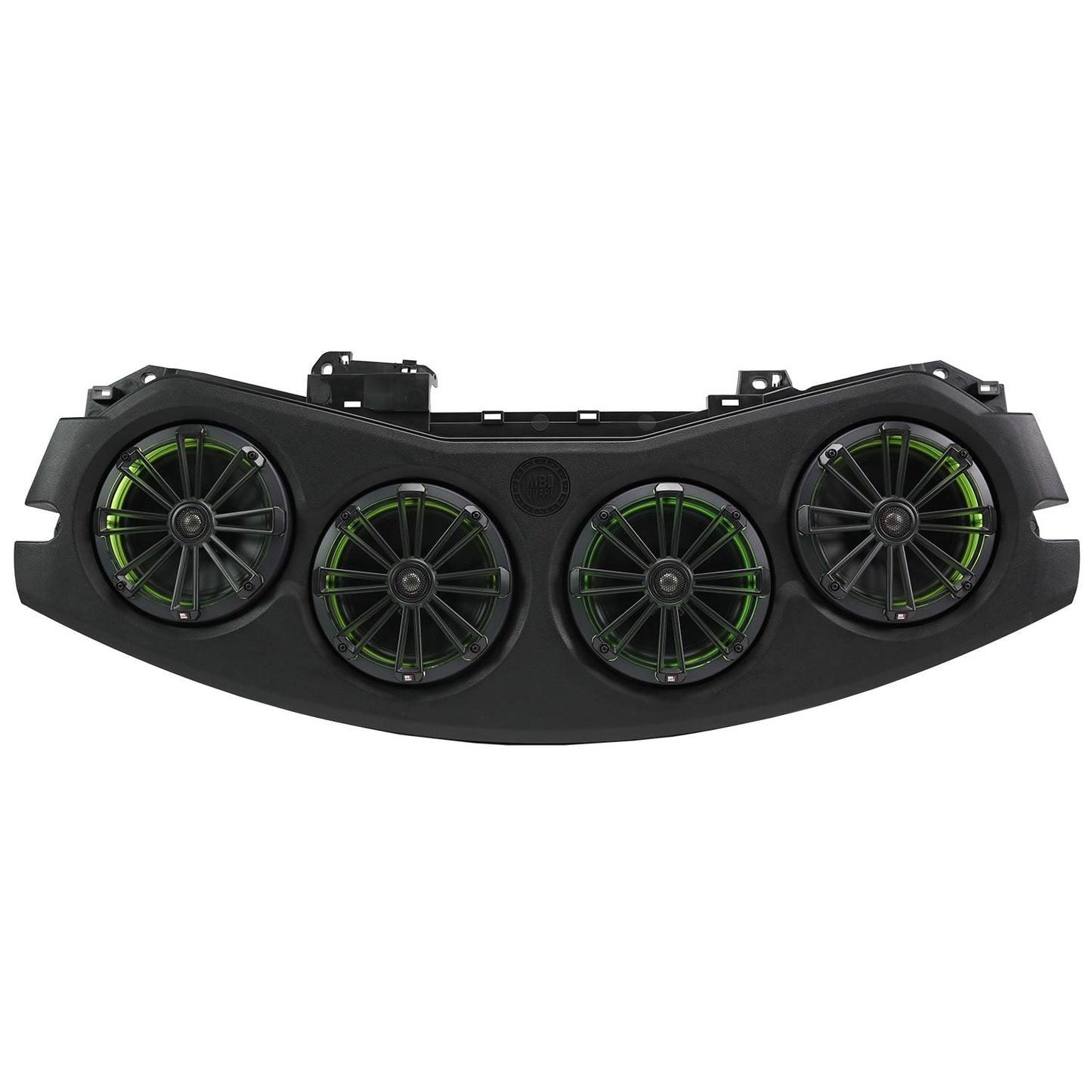 MBQJ-48CRGB24+ Jeep® Wrangler (JL) / Gladiator (JT) 2024-Current Tuned Rear Soundbar with 8 Inch Coaxial Speakers, Enclosure, and Addressable RGB LED Lighting