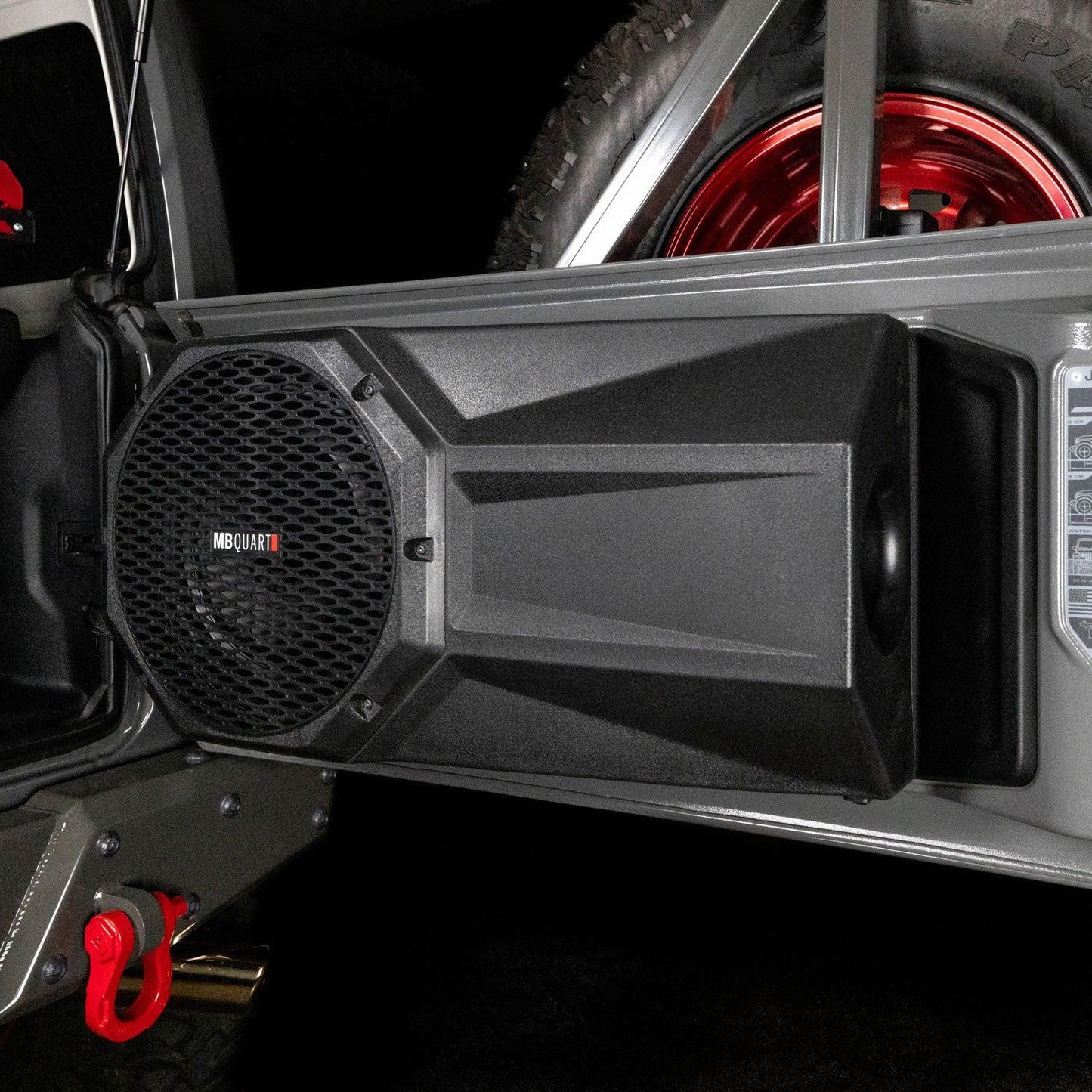 Jeep Wrangler (JL) / Wrangler (JK) Tuned 400 Watt Tailgate Subwoofer System