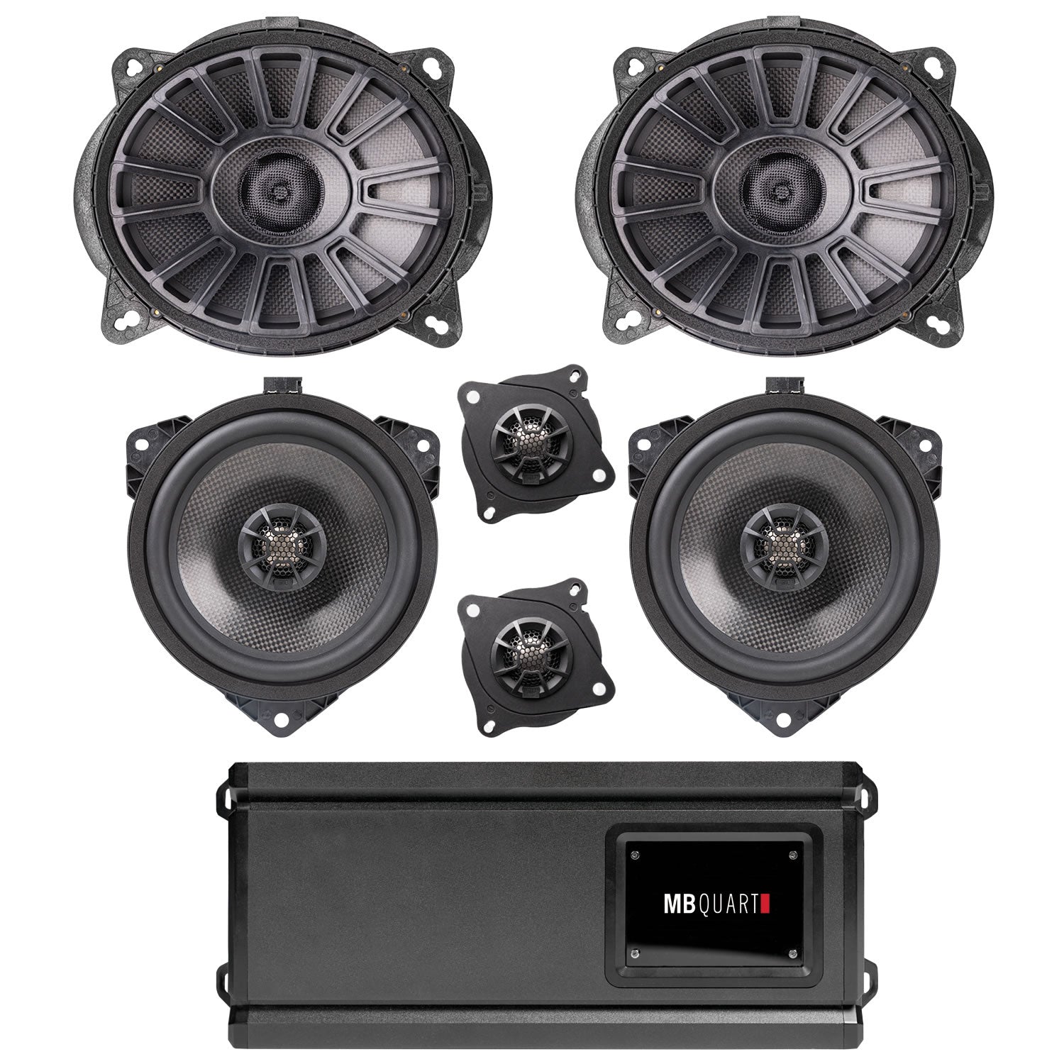 Toyota® Tacoma 2016-2019 Tuned Audio Package: Stage 6 Audio System for OEM Amplified OEM Source Unit