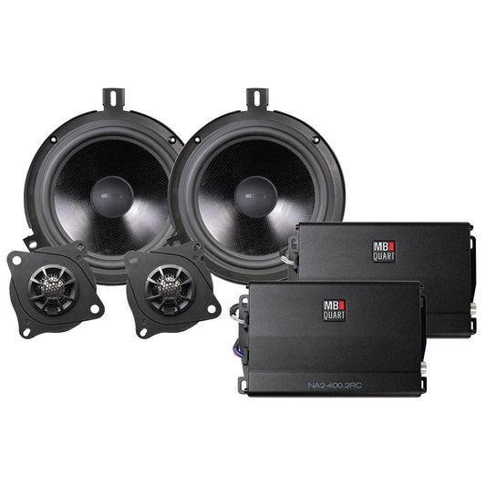 MBQJK-STG2AH-1 800 Watt STAGE 2 Jeep® Wrangler (JK) Tuned Two Speakers System Upgrade for Aftermarket Source Unit