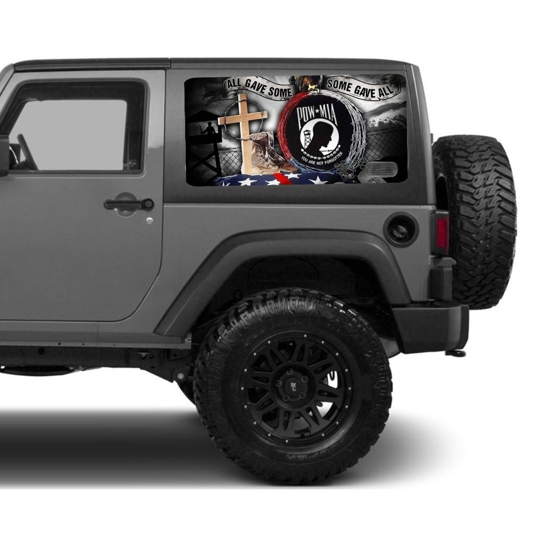 Perforated Side Window Decals