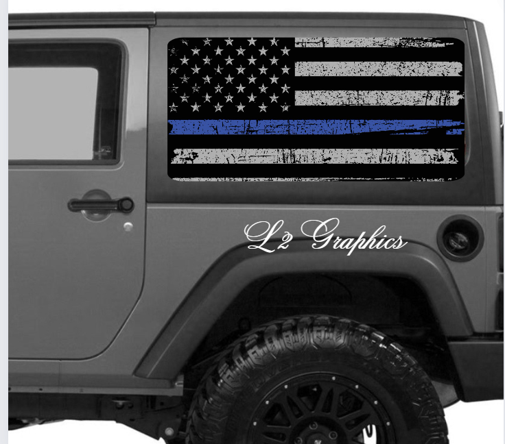 Perforated Side Window Decals