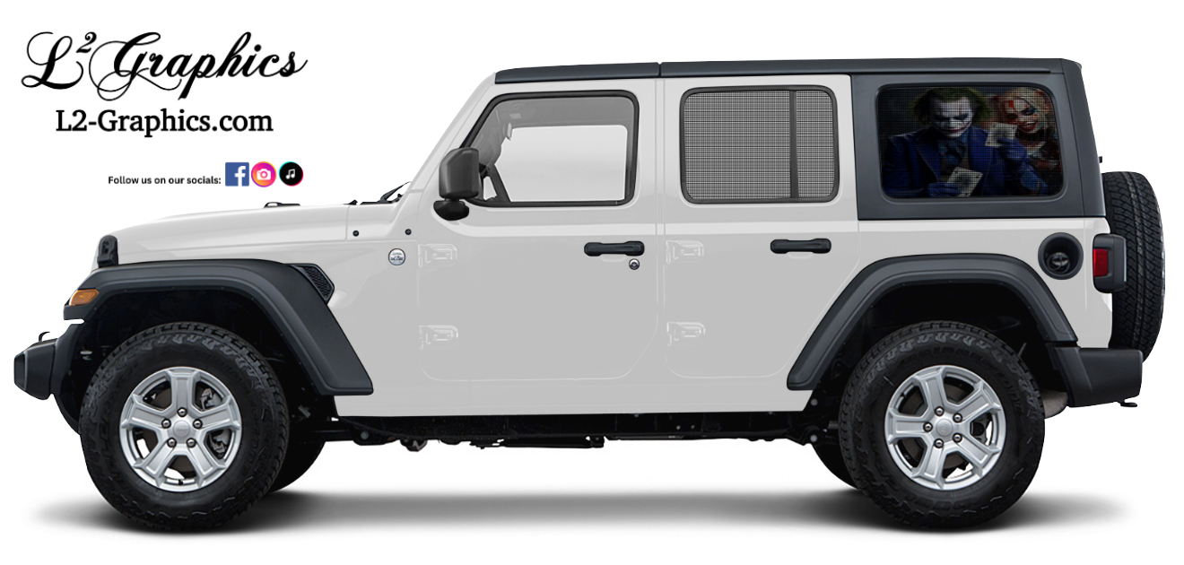 Perforated Side Window Decals