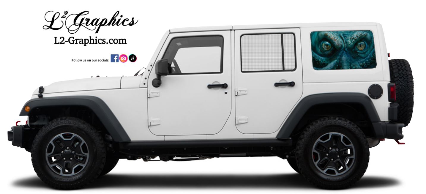 Perforated Side Window Decals