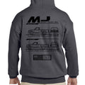 MJ Blueprint Pullover Hoodie
