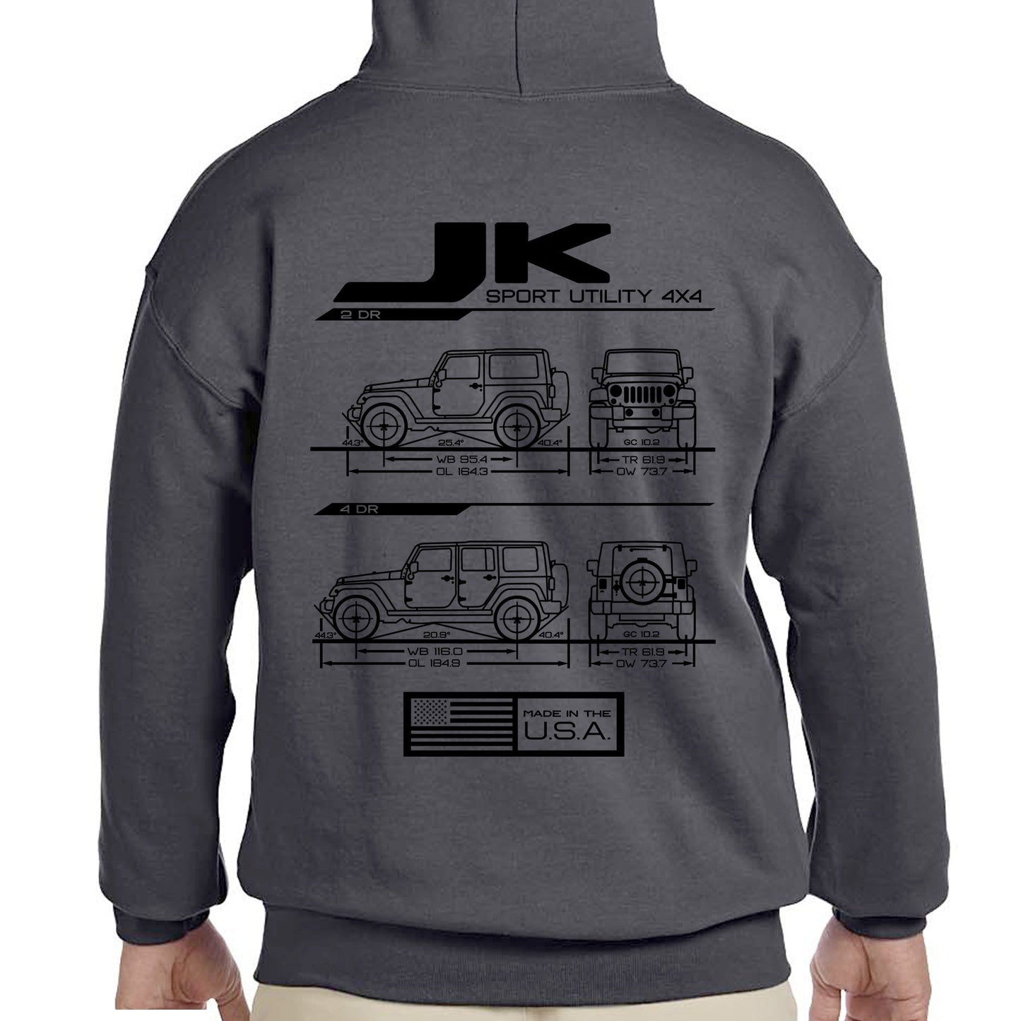 JK Blueprint Pullover Hoodie