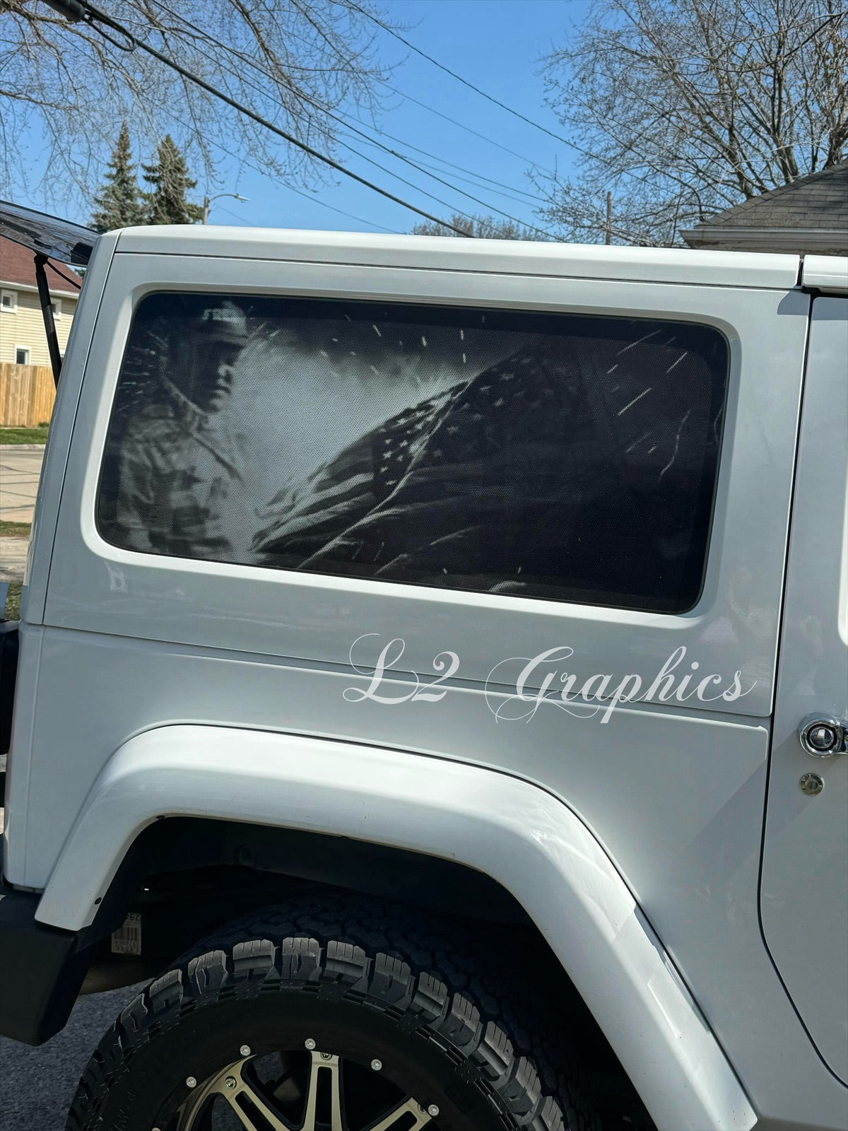 Perforated Side Window Decals