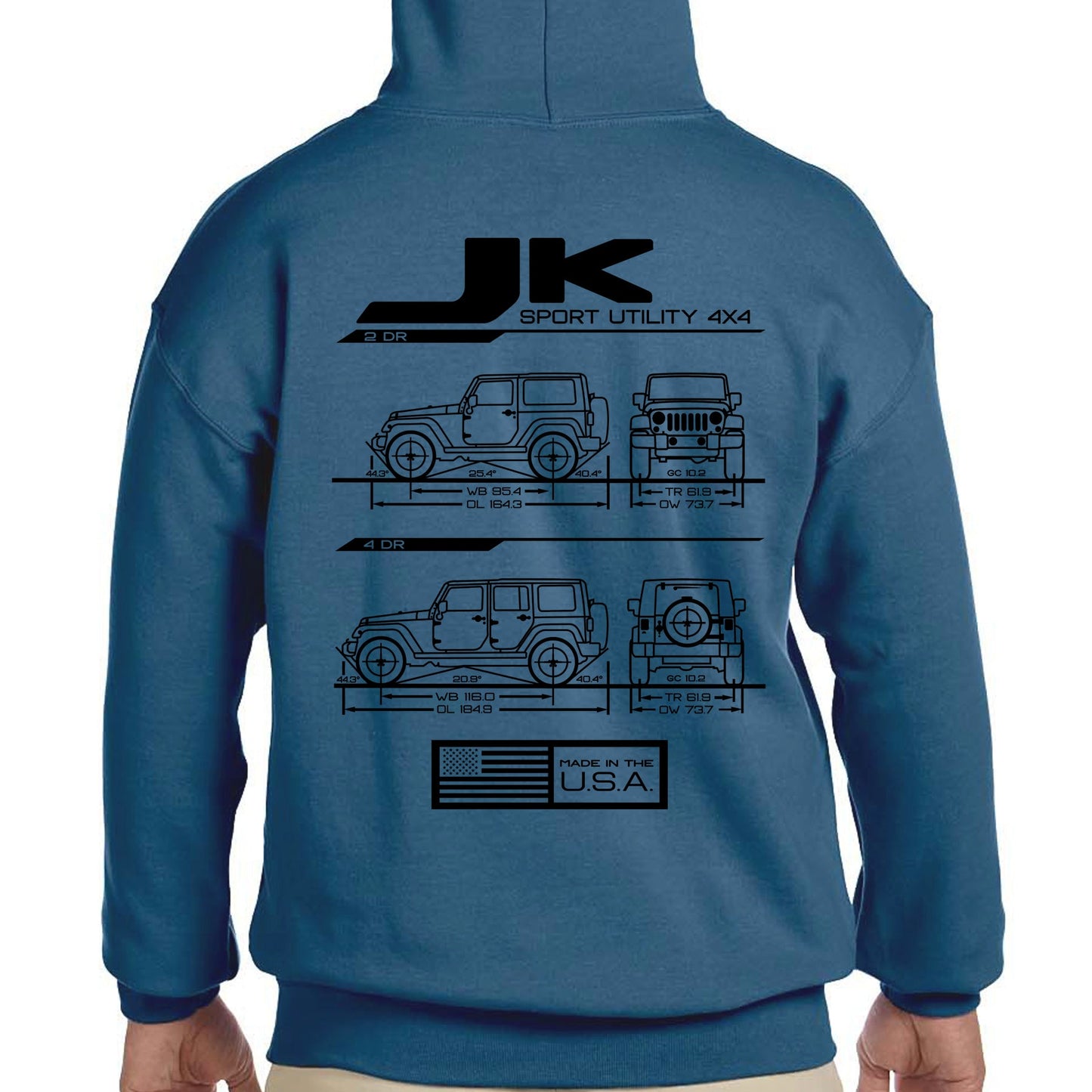 JK Blueprint Pullover Hoodie