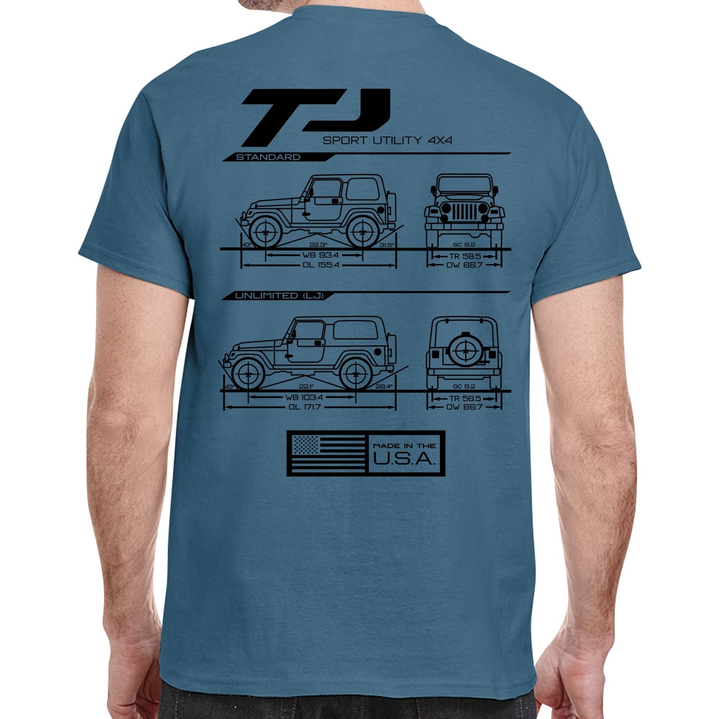 TJ/LJ Blueprint T-Shirt