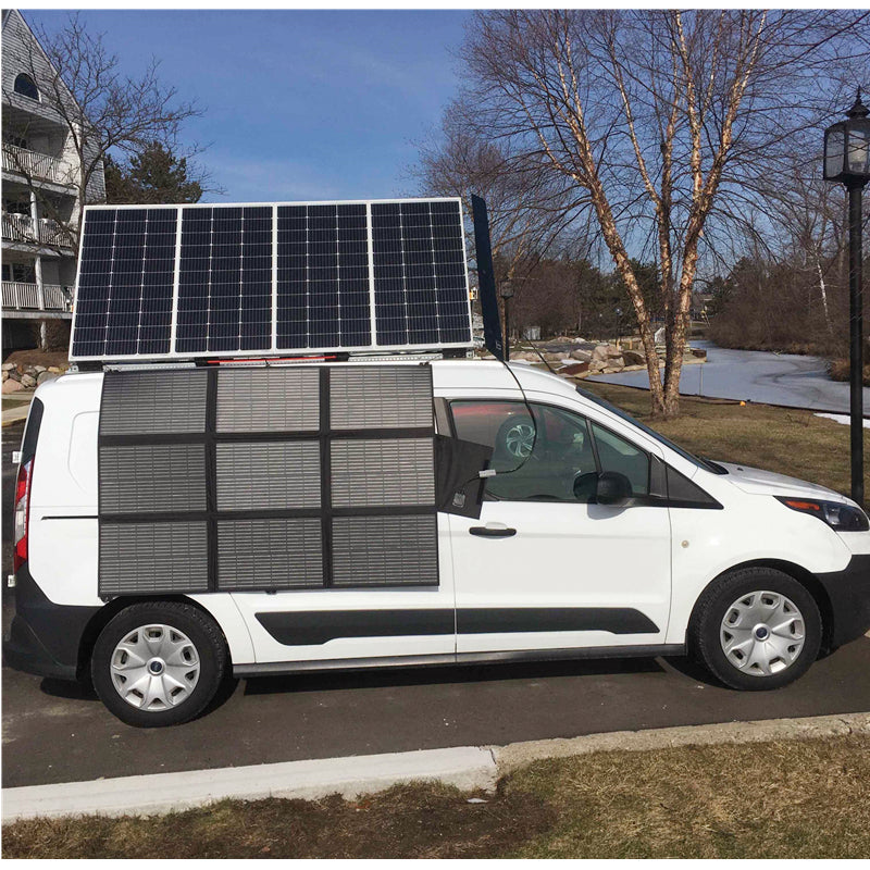 LensunSolar 300W Solar Blanket Complete Kit with Waterproof MPPT Regulator