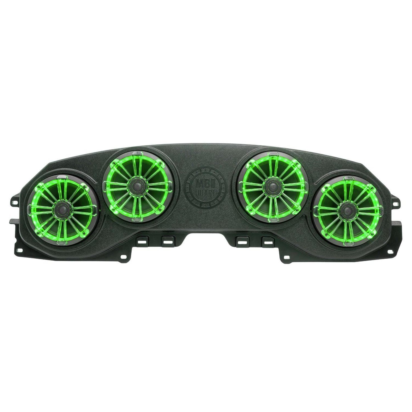 MBQJ-48CRGB Jeep® Wrangler (JL) / Gladiator (JT) Tuned Rear Soundbar with 8 Inch Coaxial Speakers, Enclosure, and RGB LED Lighting