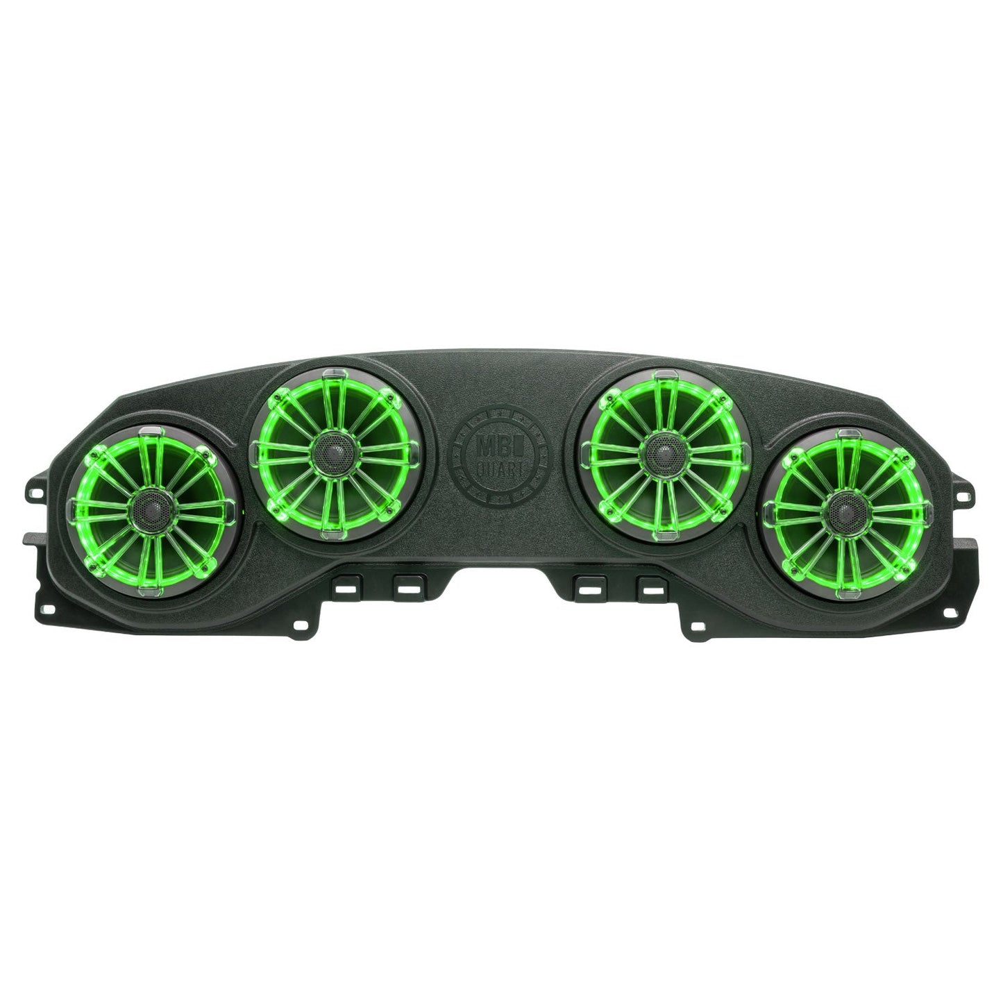 MBQJ-48CRGB Jeep® Wrangler (JL) / Gladiator (JT) Tuned Rear Soundbar with 8 Inch Coaxial Speakers, Enclosure, and RGB LED Lighting