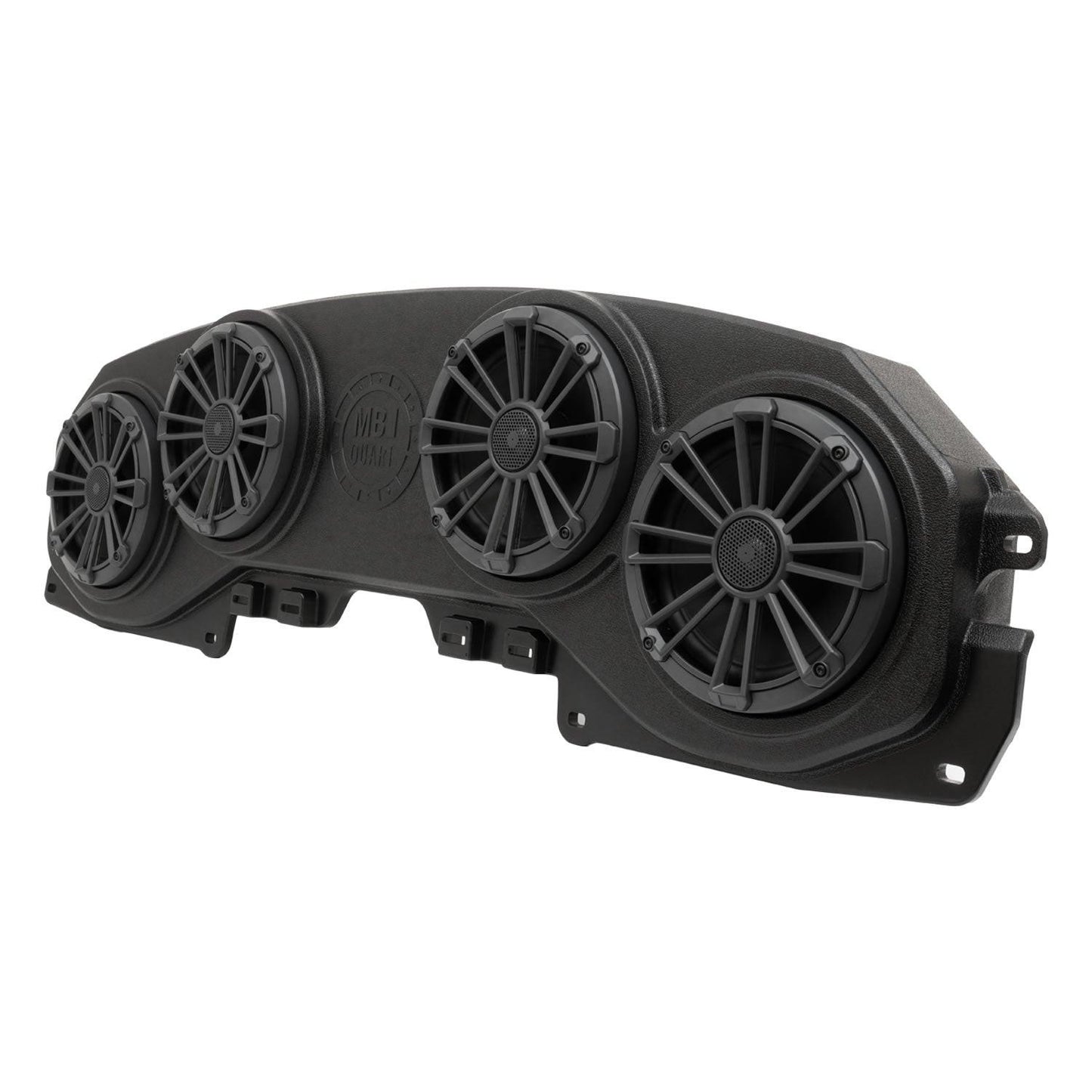 MBQJ-48CRGB Jeep® Wrangler (JL) / Gladiator (JT) Tuned Rear Soundbar with 8 Inch Coaxial Speakers, Enclosure, and RGB LED Lighting