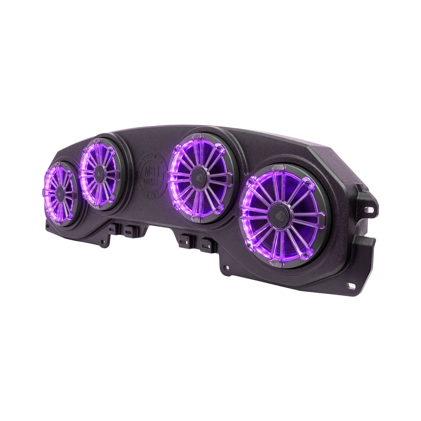 MBQJ-48CRGB Jeep® Wrangler (JL) / Gladiator (JT) Tuned Rear Soundbar with 8 Inch Coaxial Speakers, Enclosure, and RGB LED Lighting