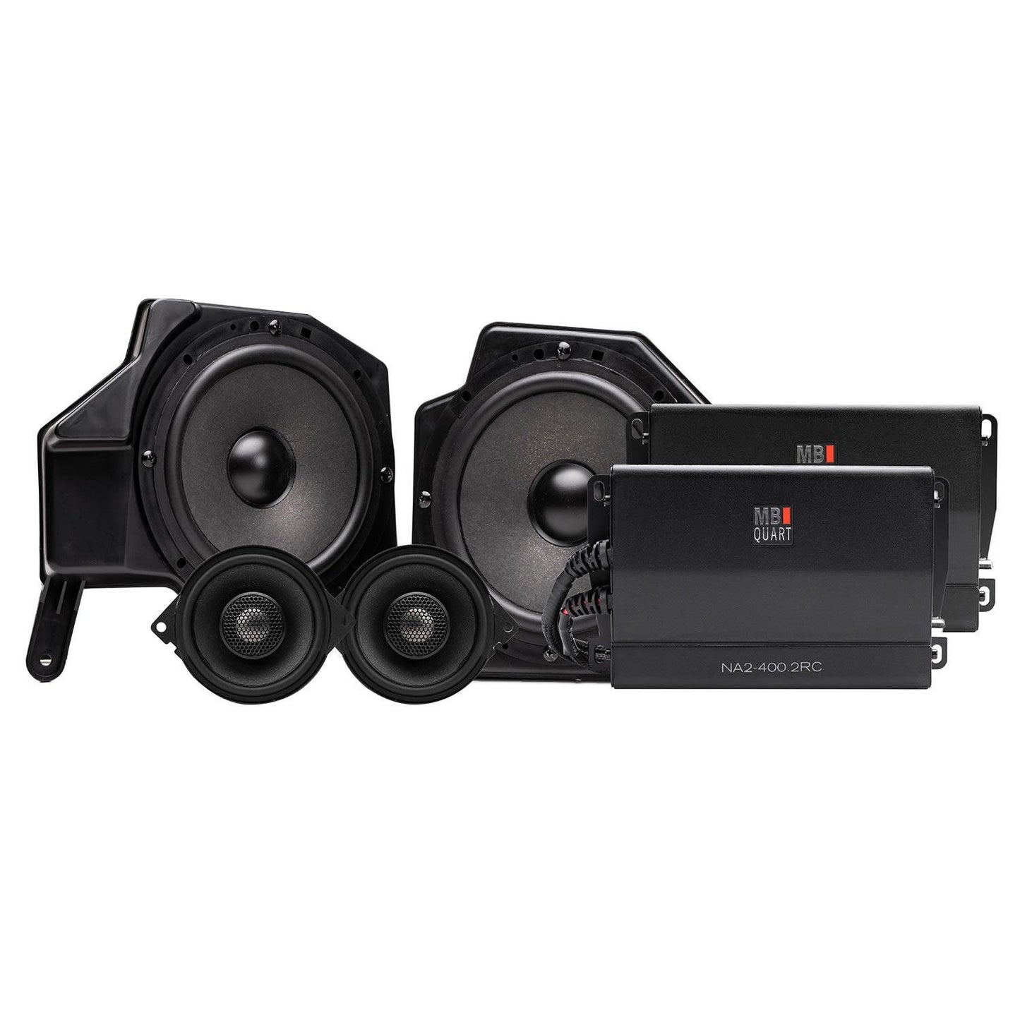 MB Quart JL/JT Stage 4 Audio system with aftermarket head unit
