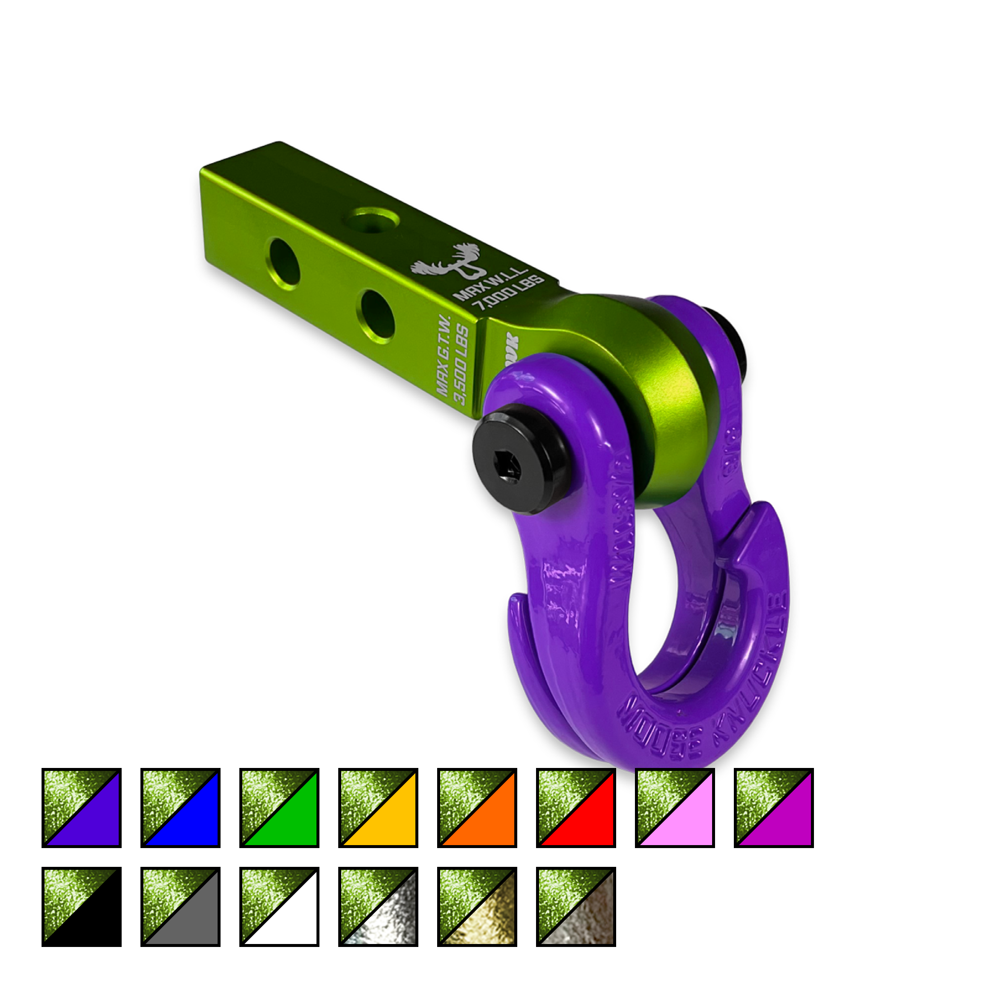Jowl 5/8 Split Shackle and Mohawk 1.25 Receiver Combo