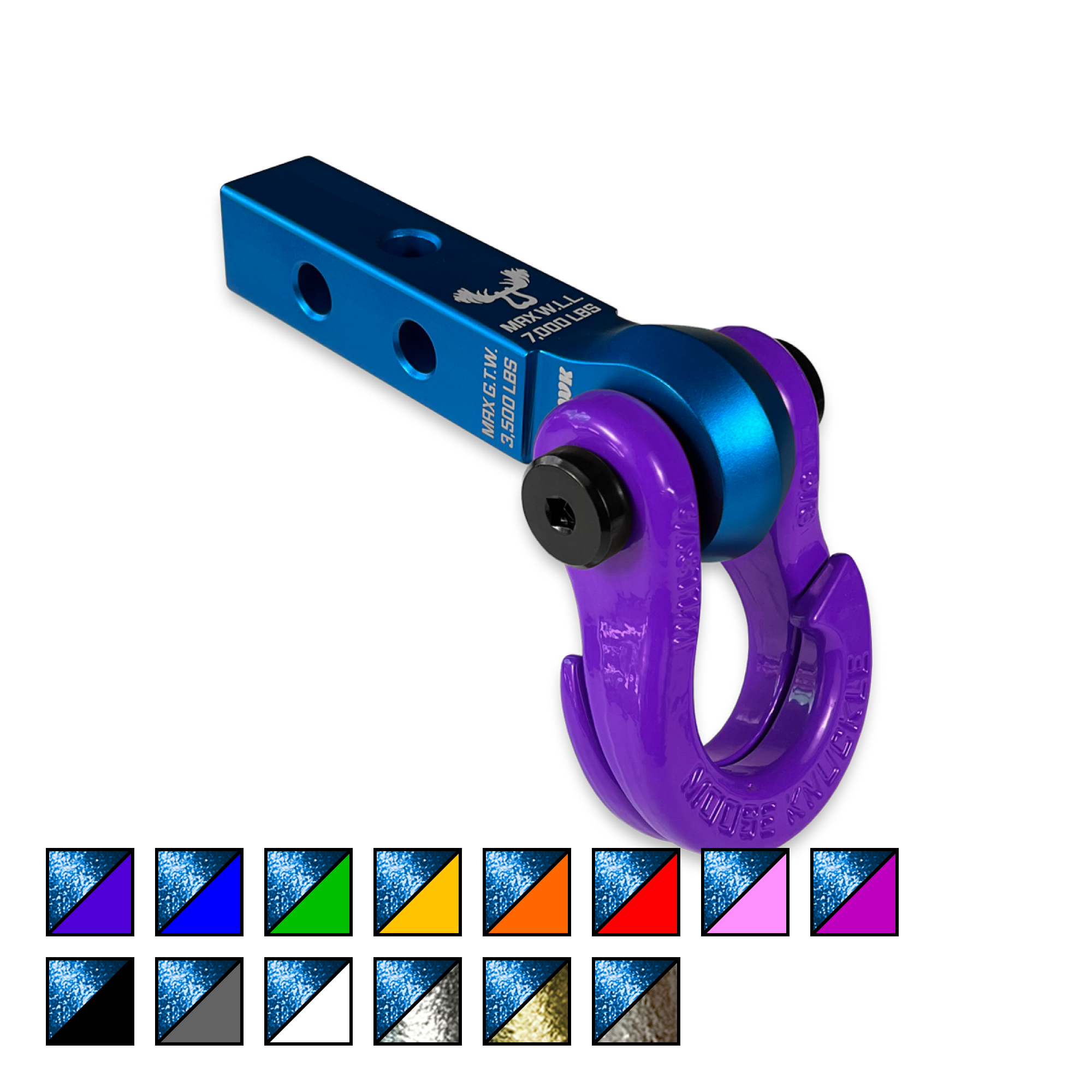 Jowl 5/8 Split Shackle and Mohawk 1.25 Receiver Combo