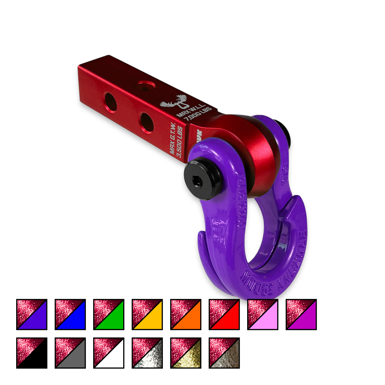Jowl 5/8 Split Shackle and Mohawk 1.25 Receiver Combo